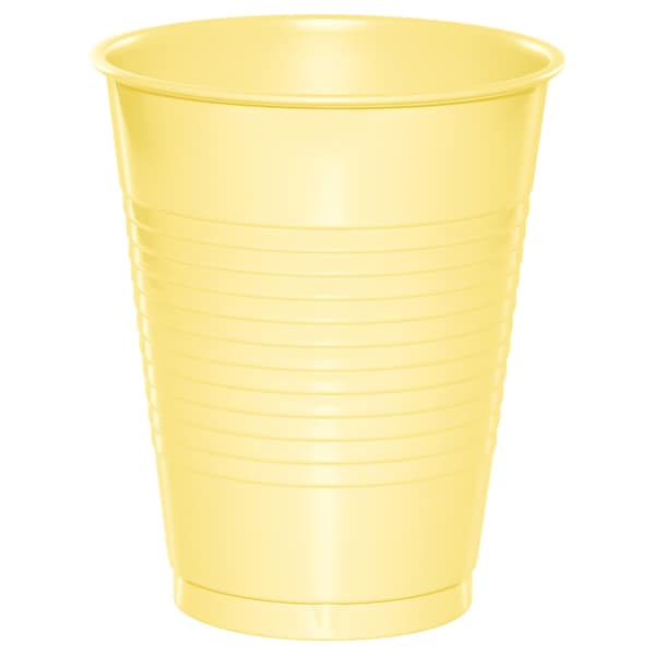 Touch Of Color Mimosa Yellow Plastic Cups, 16oz, 240PK 28102081 - main